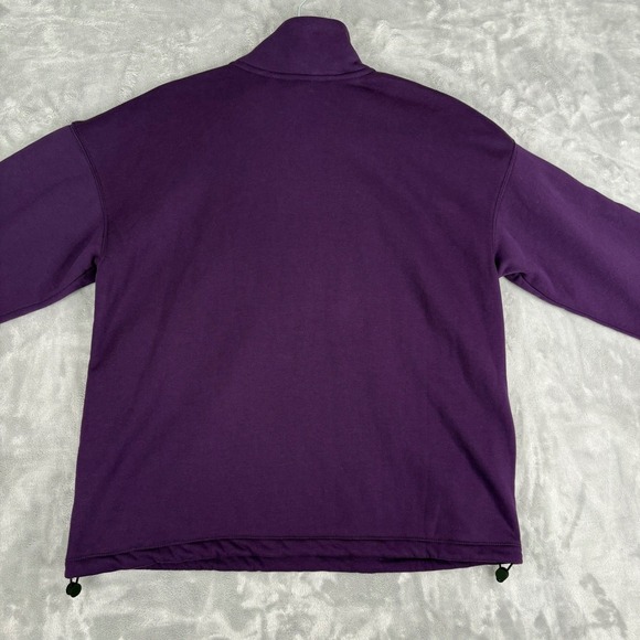 Peloton Purple Quarter Zip Sweatshirt Pullover Logo Long Sleeve Medium Women's - Picture 13 of 15